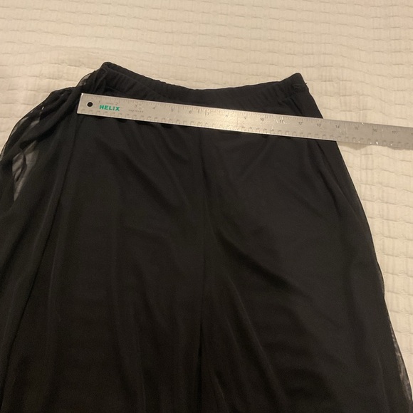 Palazzo Pant. Sheer over lining. Black XL - Picture 4 of 6